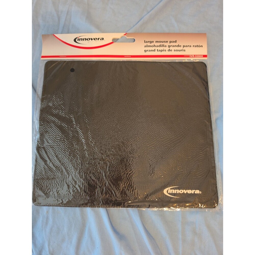Innovera Large Mouse Pad Nonslip Rubber Backing 9.8 in x 11.8 in Latex Free NEW